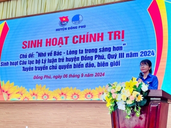 SINH HOẠT CHÍNH TRỊ CHUYÊN ĐỀ “NHỚ VỀ BÁC - LÒNG TA TRONG SÁNG HƠN”