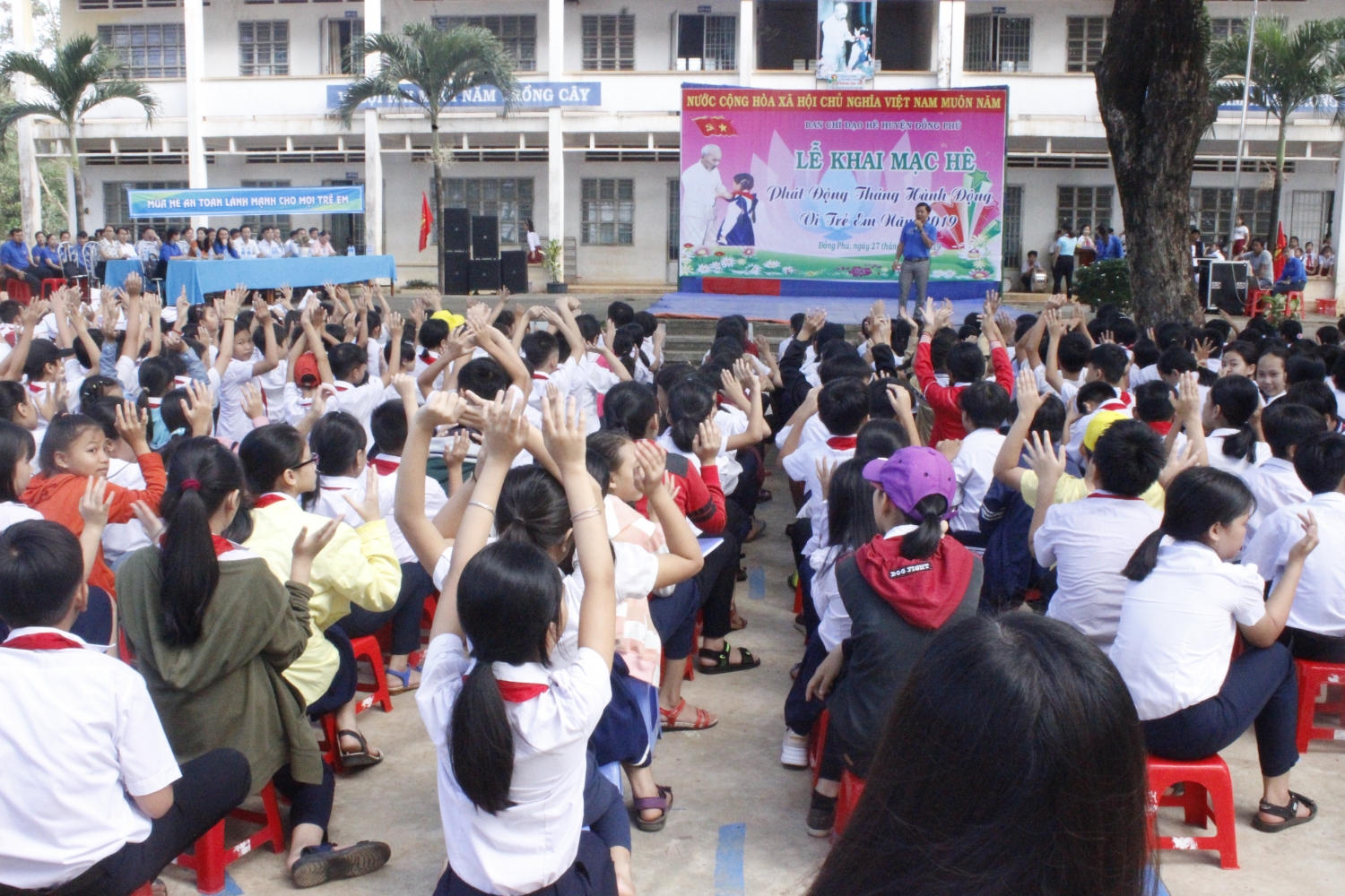 Đồng Phú: Khai mạc hè, phát động Tháng hành động vì trẻ em năm 2019